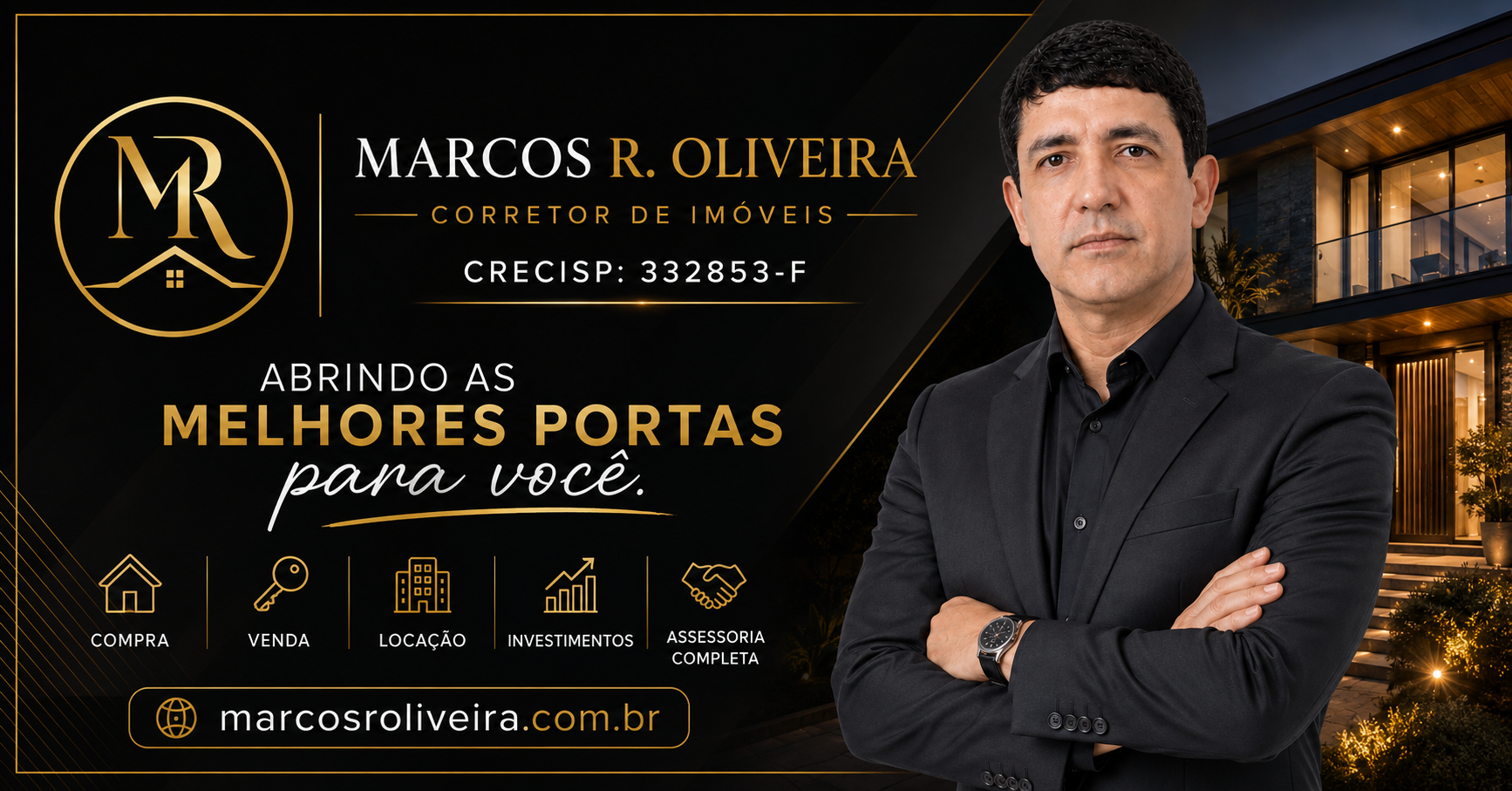 Corretor de imóveis na Zona Leste de São Paulo - Marcos R. Oliveira